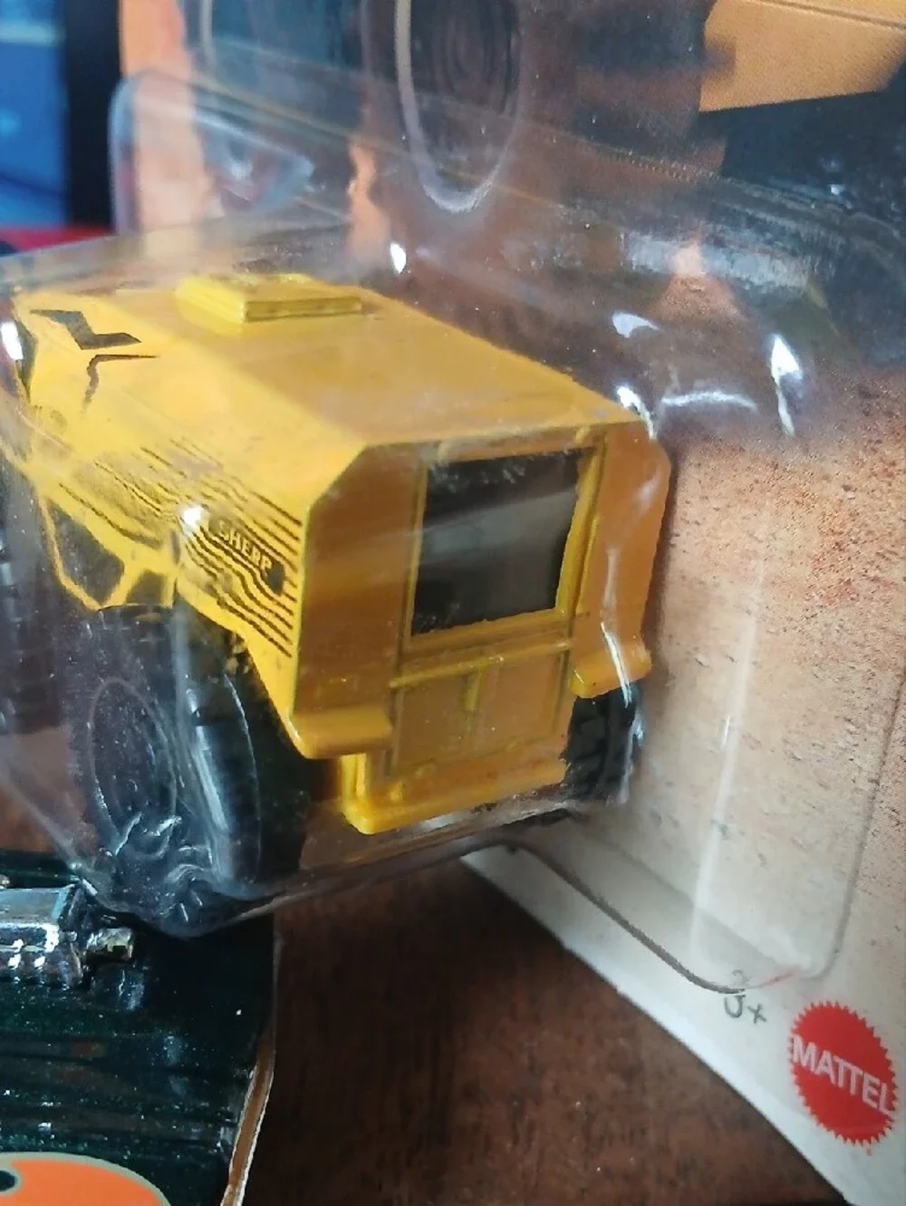 Matchbox SHERP N 1200 Yellow Die-Cast Off-Road Toy Vehicle